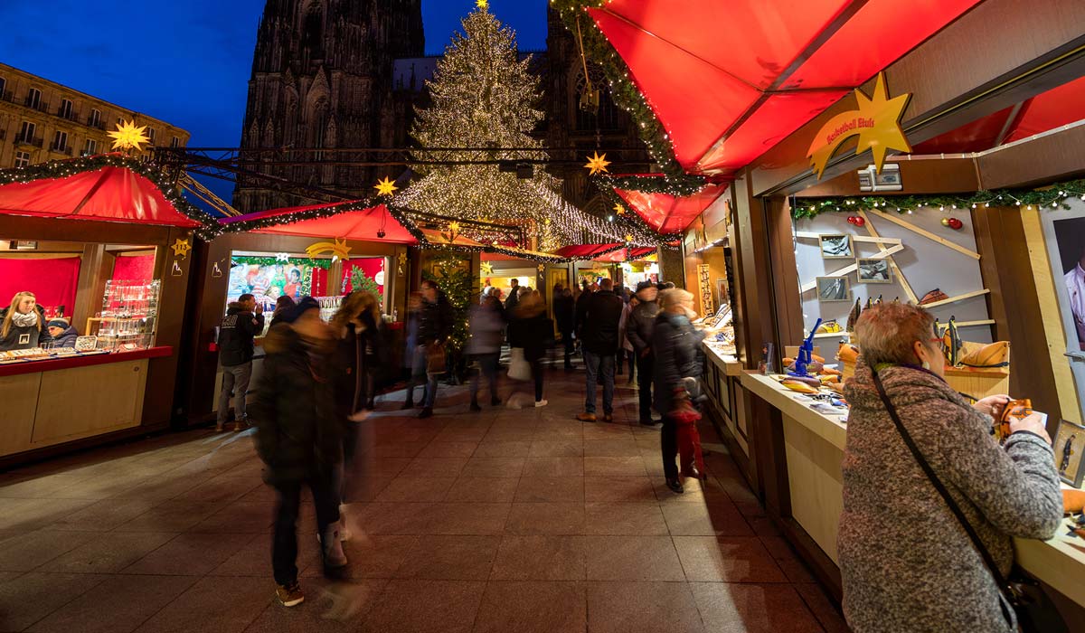 Christmas market on the Rhine